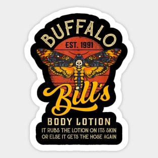 Vintage Buffalo Bill's Body Lotion Sticker